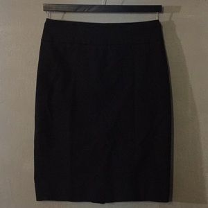 J. Crew no. 2 black pencil skirt